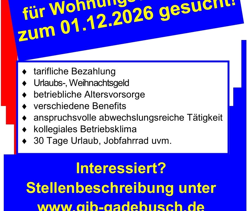 Stellenangebot